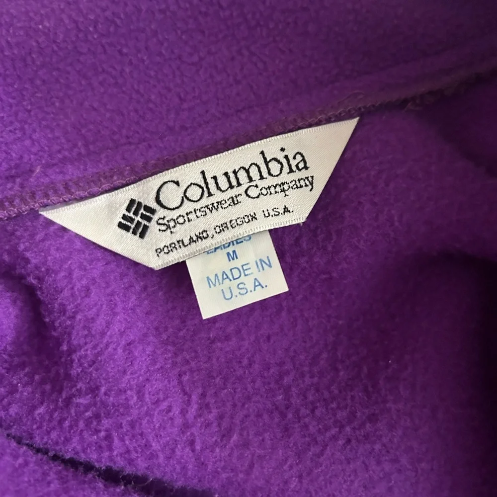 Vintage Columbia Quarter Snap Fleece Jacket - Picture 6 of 7